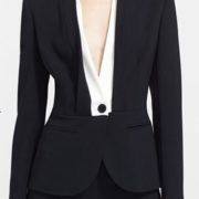 Woman in a suit