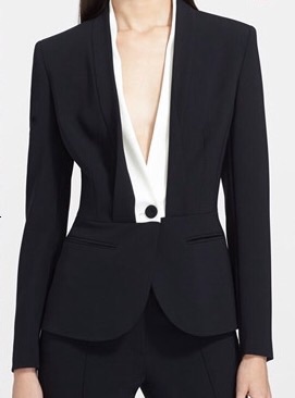 Woman in a suit