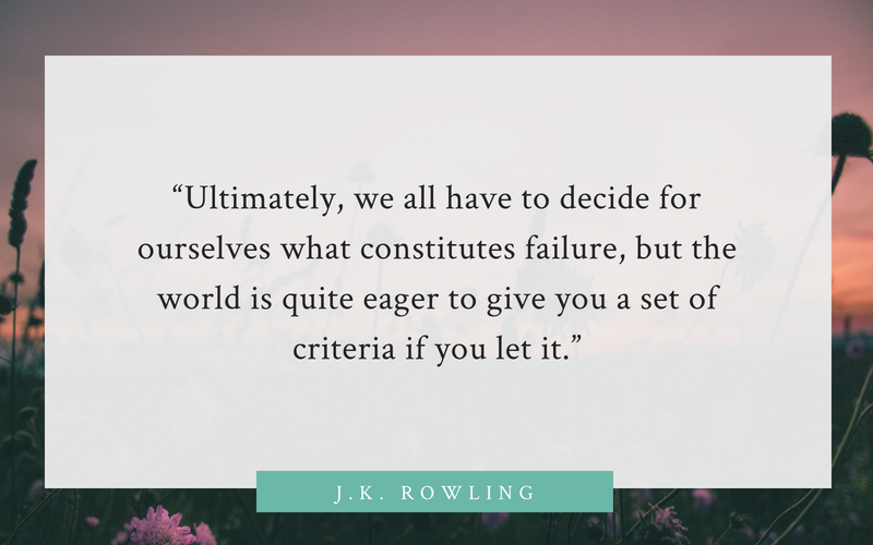 J.K. Rowling quote on divorce