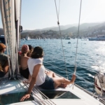 Divorced women on a boat